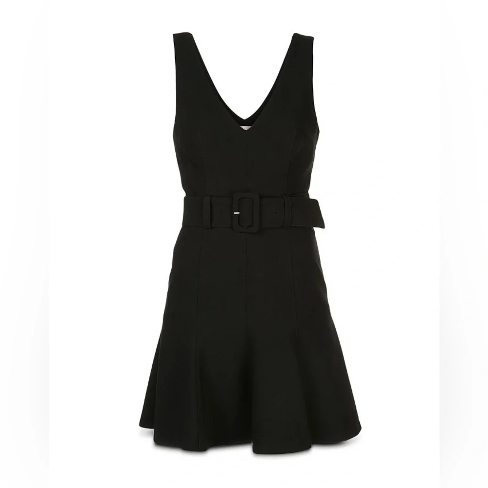 Cinq à Sept Jordan Black Belted Mini Dress - Picture 3 of 7